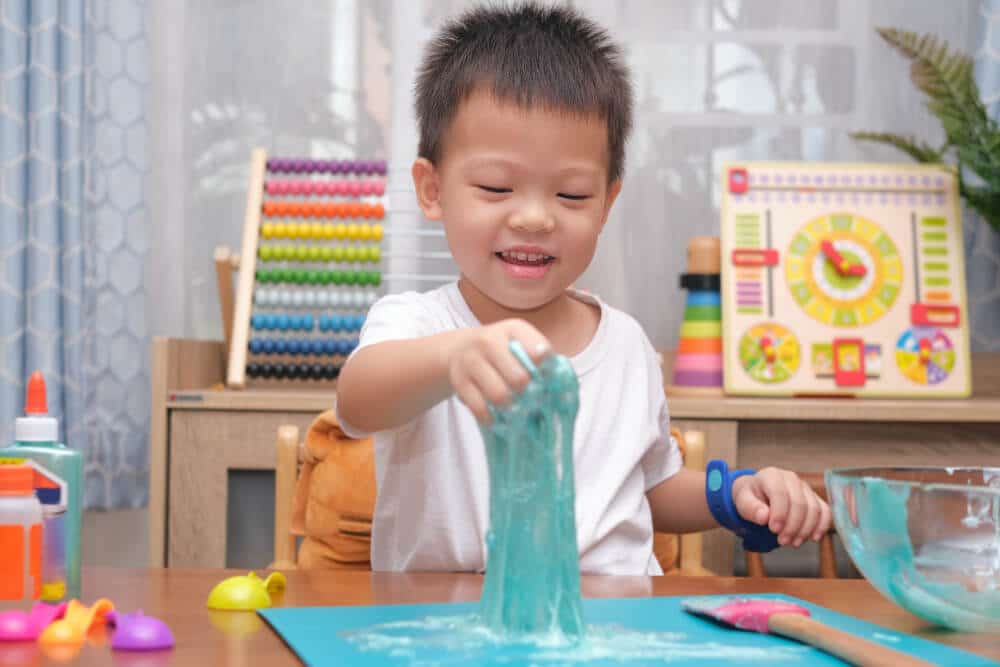 Sensory Play for Language Development for children